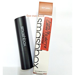 [KÈM BILL US] Son thỏi Smashbox Always On Cream To Matte Lipstick Out Loud