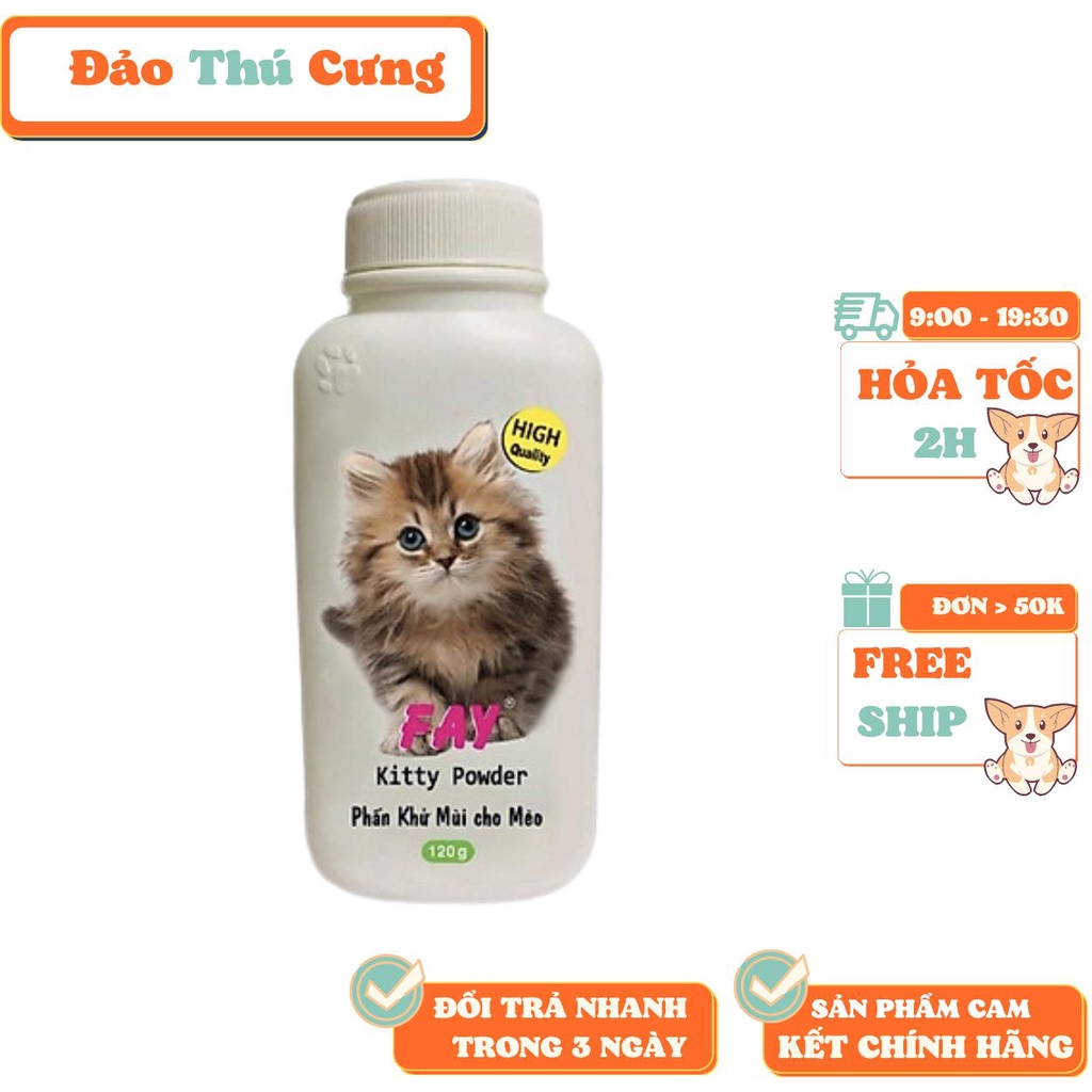 Bọt tắm khô &amp; Phấn tắm khô chó mèo FAY KITTY &amp; FAY PUPPY