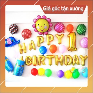 BÓNG HAPPY BIRTHDAY TRANG TRÍ SINH NHẬT CHO BÉ YÊU