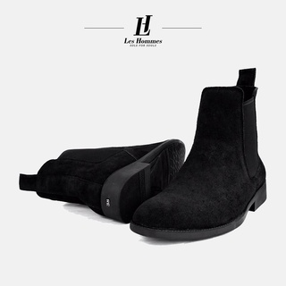 Chelsea Boot Giày Da Lộn Loafer Nam Nữ Công Sở Cao Cấp Cực Đẹp Tăng Chiều Cao Les Hommes LH02, bảo hành da 12 tháng