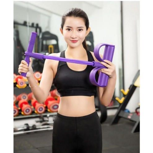 Dụng cụ tập gym cơ bụng, cơ vai, ngực dây kéo cao su co dãn tại nhà cho nam, nữ