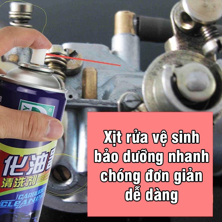 Xịt chế hòa khí, bình xăng con siêu sạch Botny B-1115 dung tích 450ml