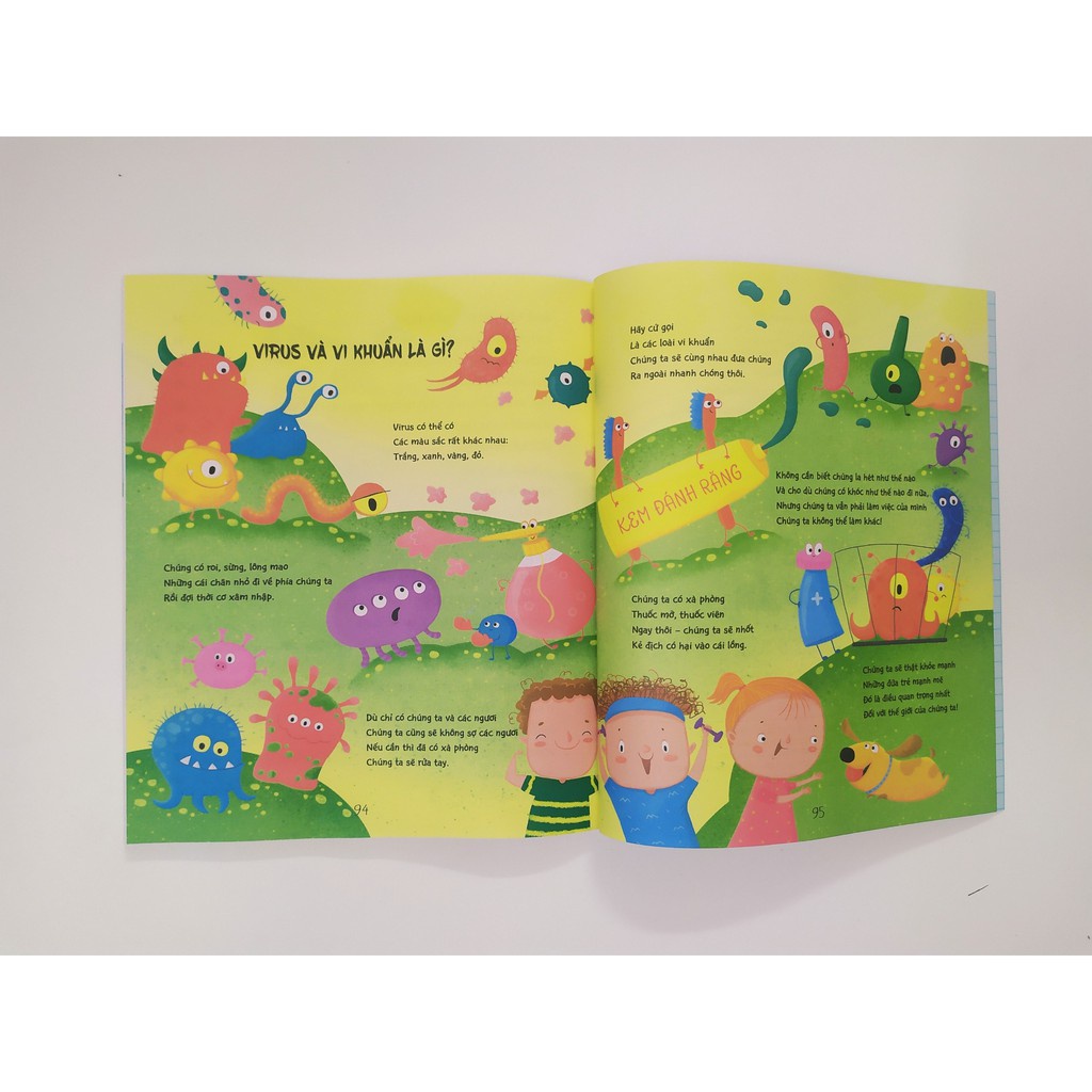 Sách Sợ gì virus và vi khuẩn
