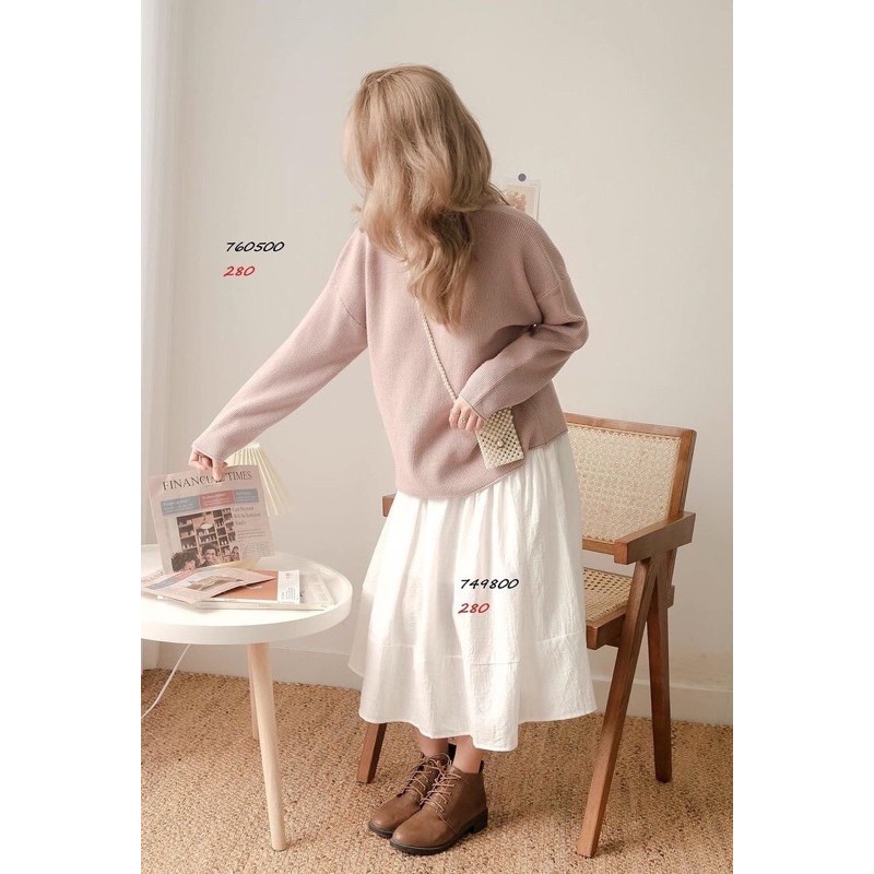 Áo len hồng Lenclothing