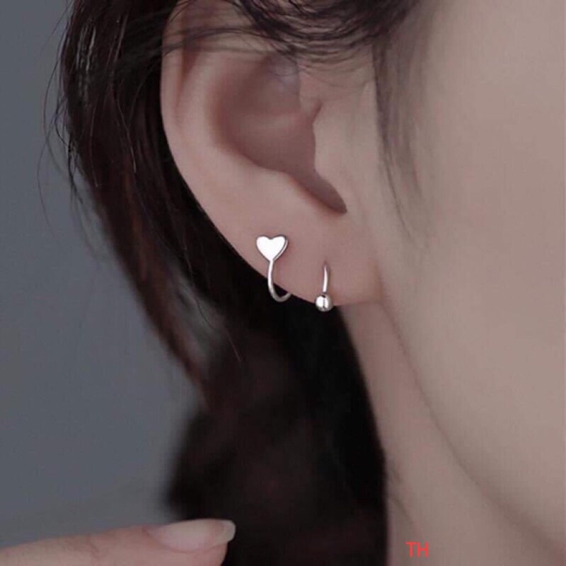 bông tai bạc cá tính. mẫu mới MC