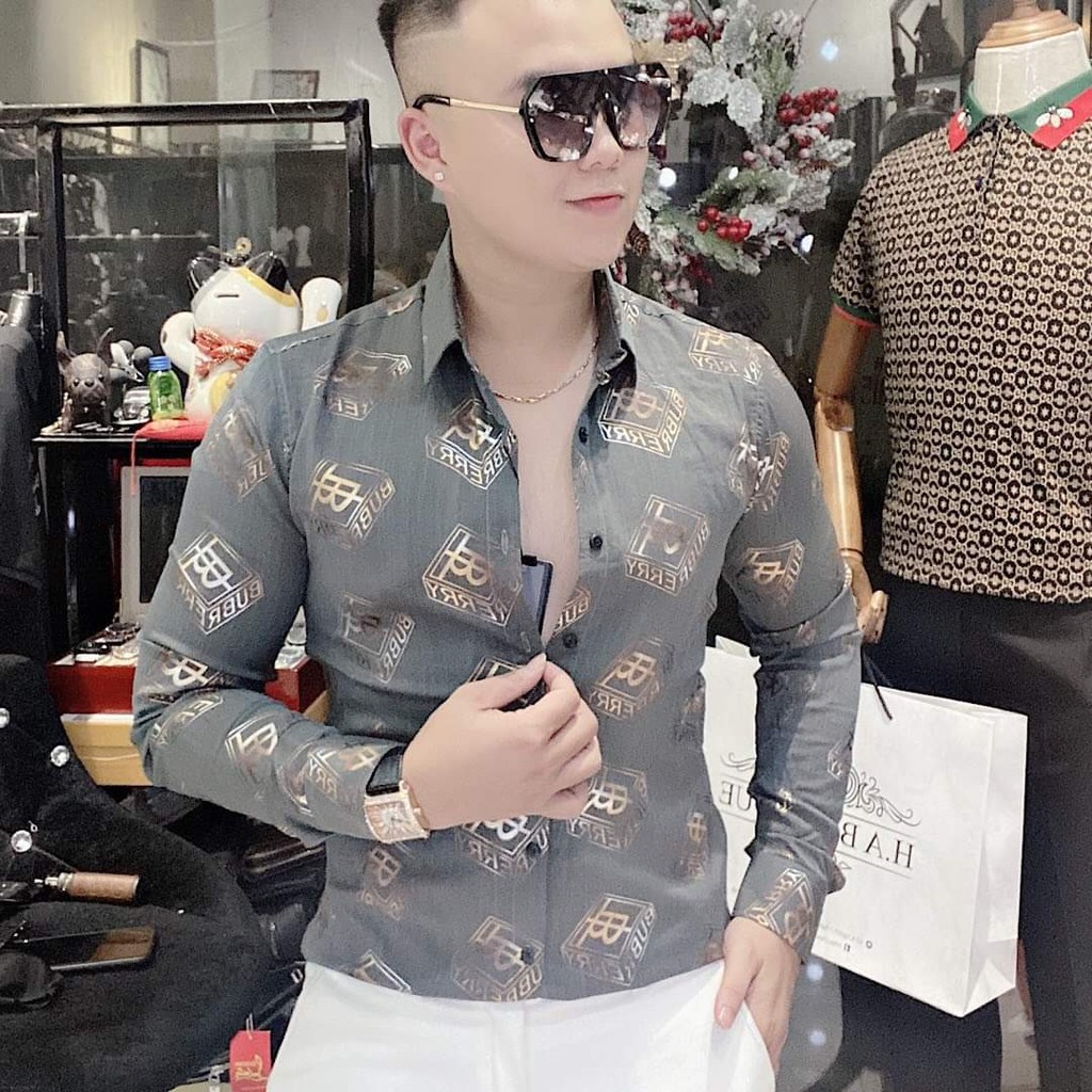 Áo Sơ Mi Cao Cấp Mới Ra Sành Điệu Hot Trends Giới Trẻ 3D Lụa Nhung Dành Cho Các Cặp Đôi Nam Nữ Mina-Fashion Nhiều Màu | BigBuy360 - bigbuy360.vn