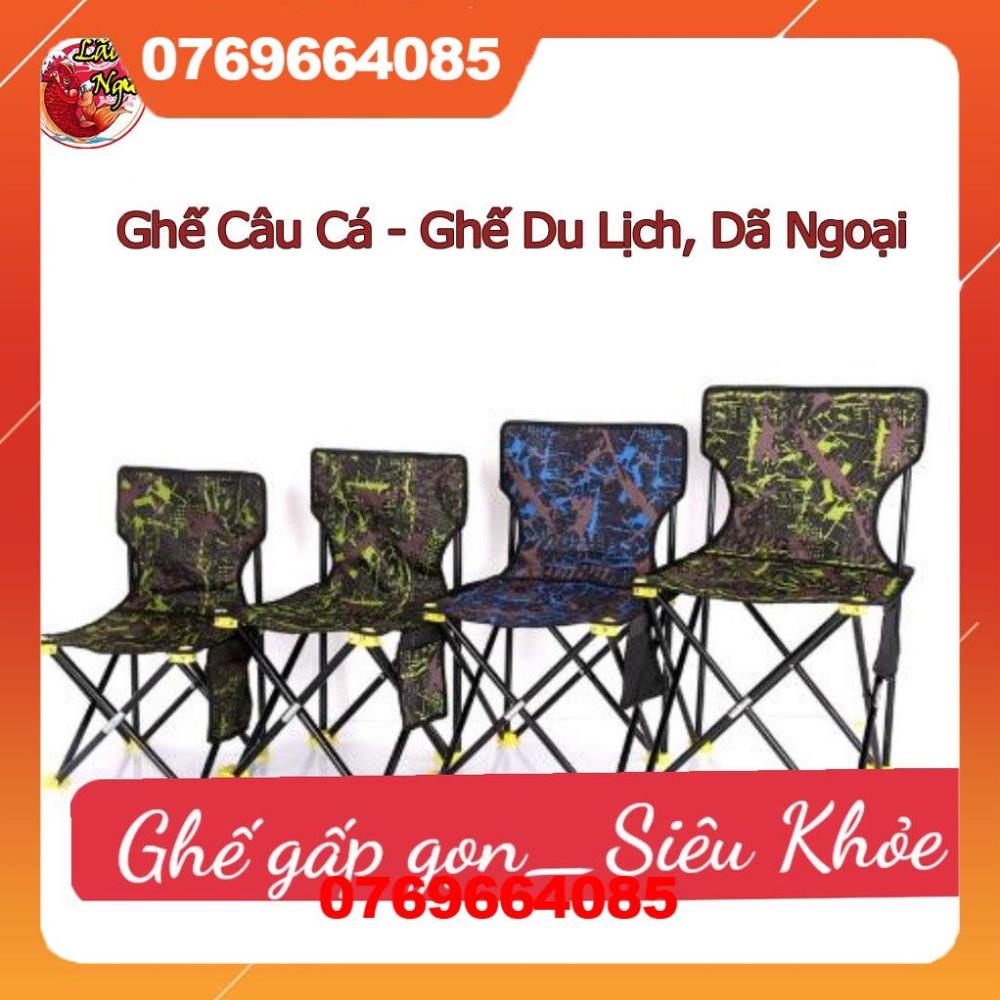 Ghế câu cá rằn ri gấp gọn siêu bền Giá siêu rẻ hàng chất lượng Ghế câu cá dã ngoại -Đ𝗢̂̀𝗖𝗔̂𝗨⑦①③