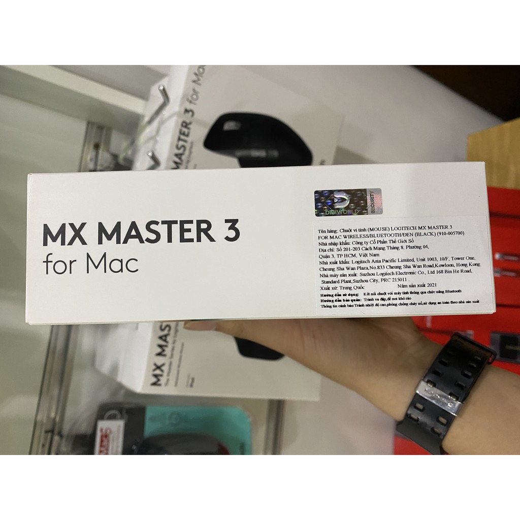 Chuột Logitech MX Master 3 For Mac (Màu đen) - không dây Bluetooth Wireless