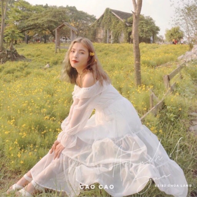 [Mã FAXANH1505 giảm 10K đơn 50K] [ Có Feedback + video ]Đầm trễ vai ulzzang công chúa 2 lớp dày dặn | BigBuy360 - bigbuy360.vn