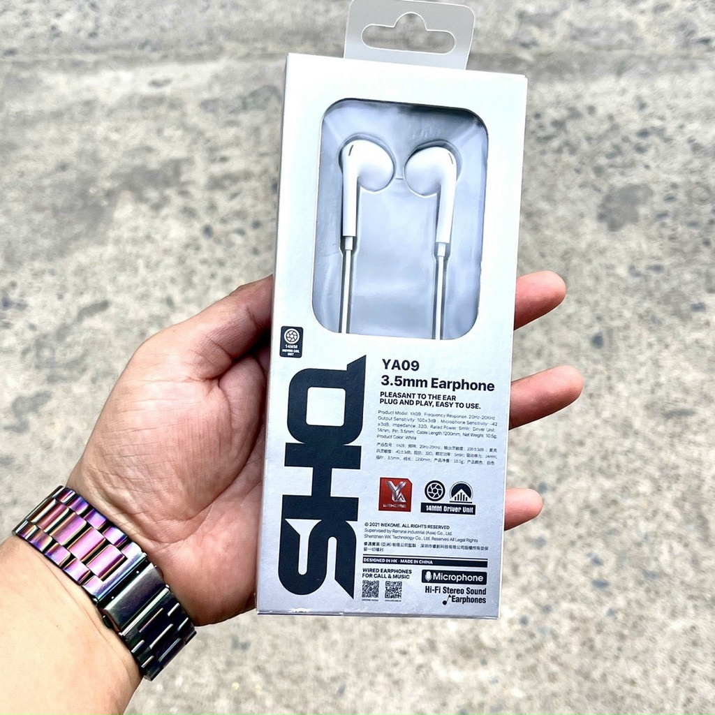 Tai nghe Hãng WK các loại Y12, YA03, YA09, YA05 cắm jack Chân tròn 3.5mm