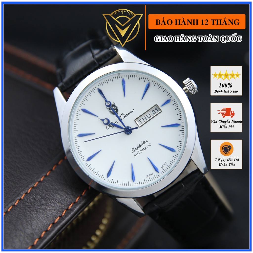 Đồng Hồ - Đồng Hồ Nam Olympianus Dây Da - Mặt Kính Cong Siêu Chất - Máy Pin Kim Trôi - Kiểu Dáng Năng Động, Trẻ Trung | BigBuy360 - bigbuy360.vn