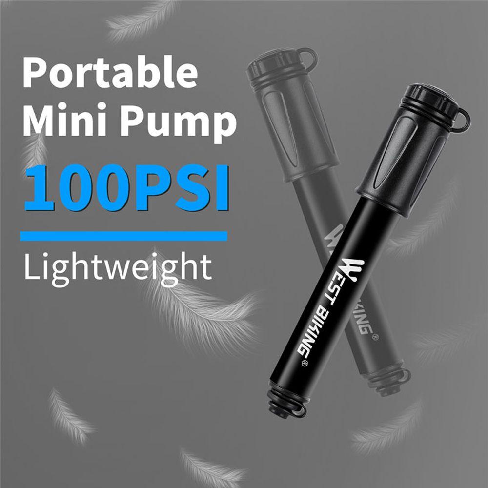 Bơm Xe Đạp Mini Bằng Hợp Kim Nhôm ESPO 100PSI