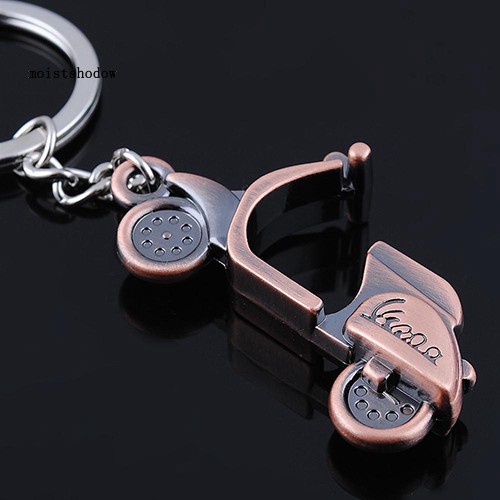 Móc khóa trang trí hình xe máy 3D cổ điển chất lượng cao