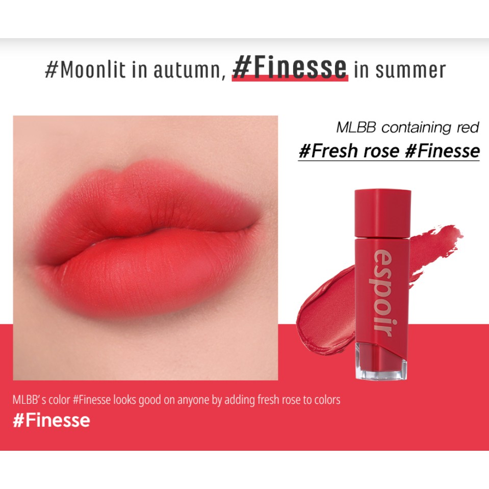 Son kem nhung lì ESPOIR 4 màu tùy chọn