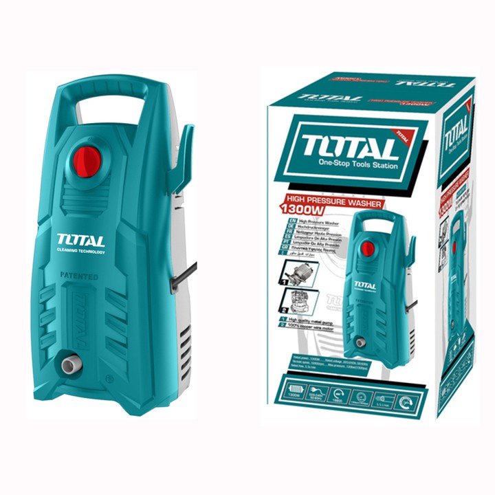 Máy rửa xe total 1400w mới bảo hành 3 tháng