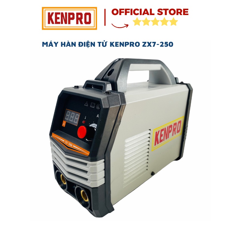 Máy Hàn Điện Tử Kenpro ZX7-250 Hàn Đến Que 4.0mm Hàn Liên Tục Que 3.2mm Bảo Hành 12 Tháng