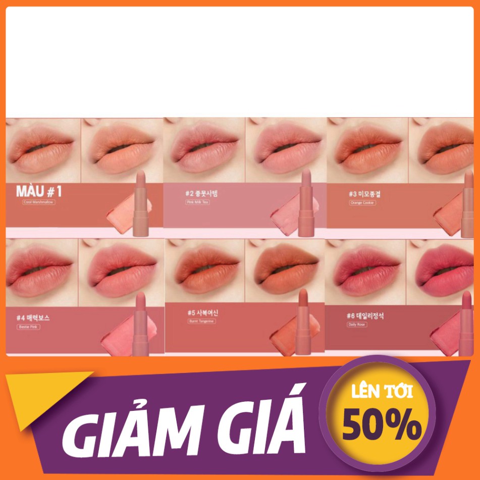 SIÊU SALE Son Thỏi Peripera Ink Airy Velvet Stick 3.6g SIÊU SALE