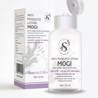 [SAM NATURAL] Kem chống muỗi Mogi - xua muỗi, làm dịu vết mẩn ngứa, dưỡng ẩm, mềm da