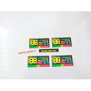 miếng dán đồng hồ led raider fi satria