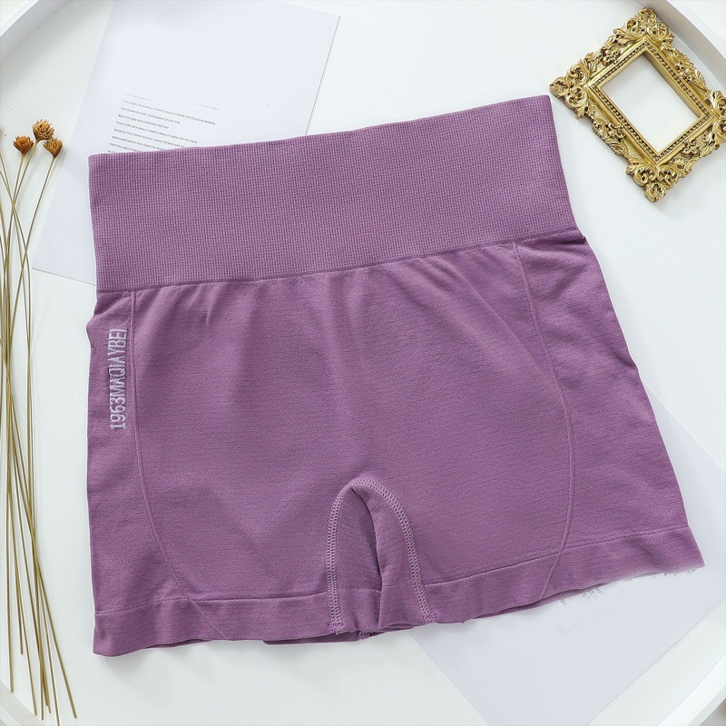 Quần Short Legging Nylon Không Đường May Mặc Khi Chạy Bộ Thể Thao Hàng Ngày