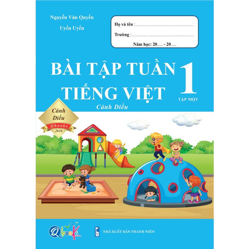 Sách - Bài Tập Tuần Toán Và Tiếng Việt Lớp 1 - Cánh Diều - Học Kỳ 1