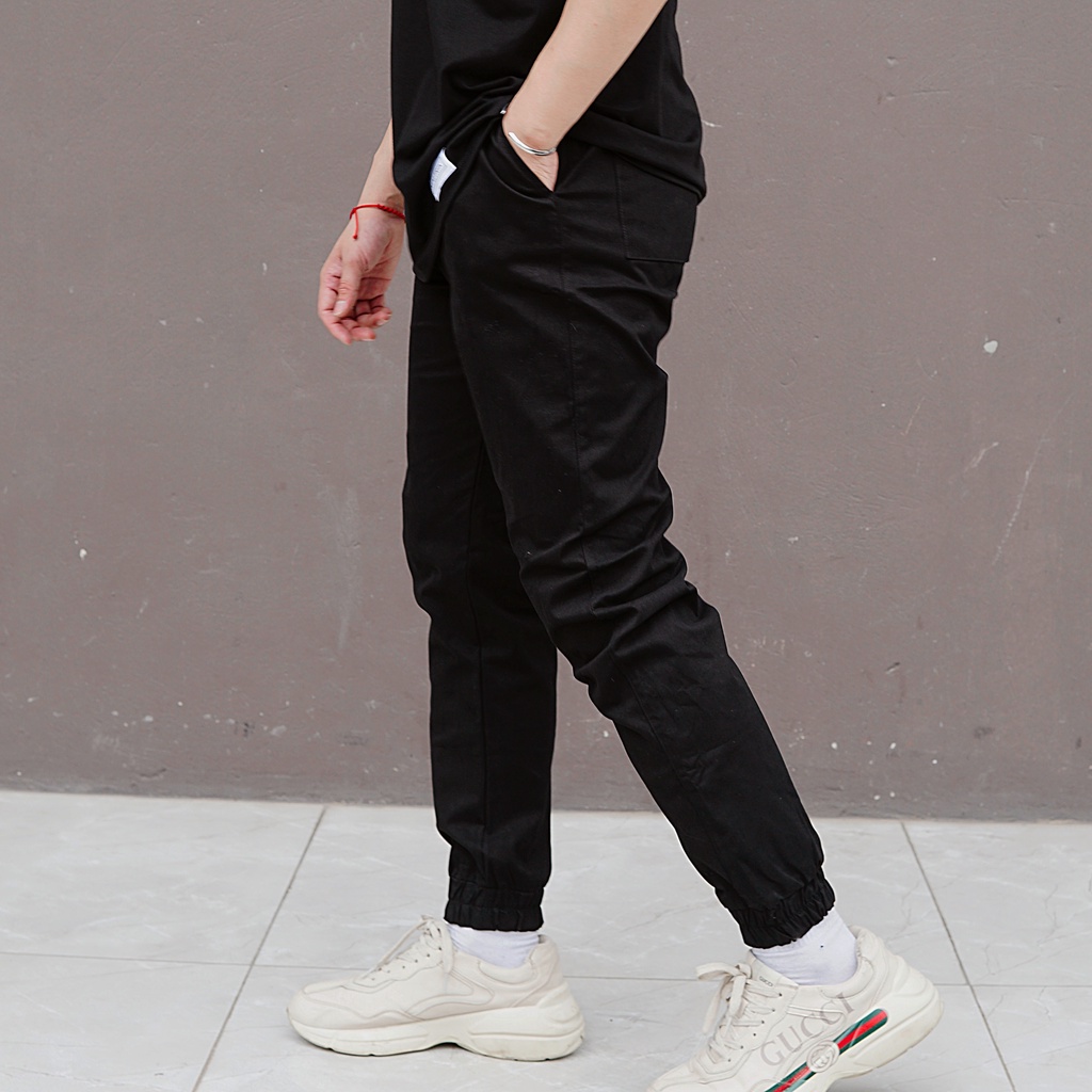 Quần jogger nam kaki túi hộp bigsize Maltrik thiết kế lung thun cao cấp dành cho người béo bụng có size to đến120kg