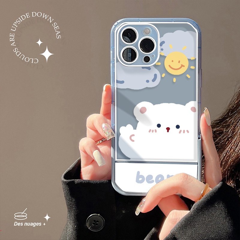 Ốp Điện Thoại In Hình Gấu Hoạt Hình Cho IPhone 11 12 13 Pro MAX X XS XR MAX 8 7 Plus 6 6S 7 SE 2020
