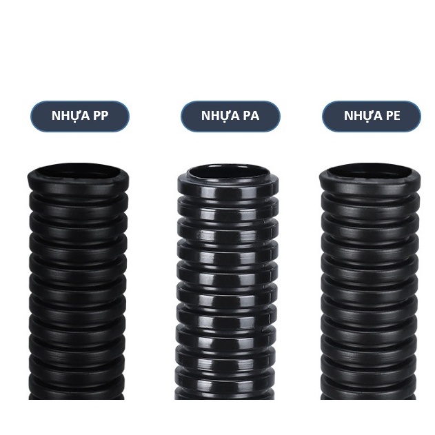 ỐNG LUỒN DÂY ĐIỆN/ỐNG GEN ĐIỆN NHỰA PA CHỐNG CHÁY