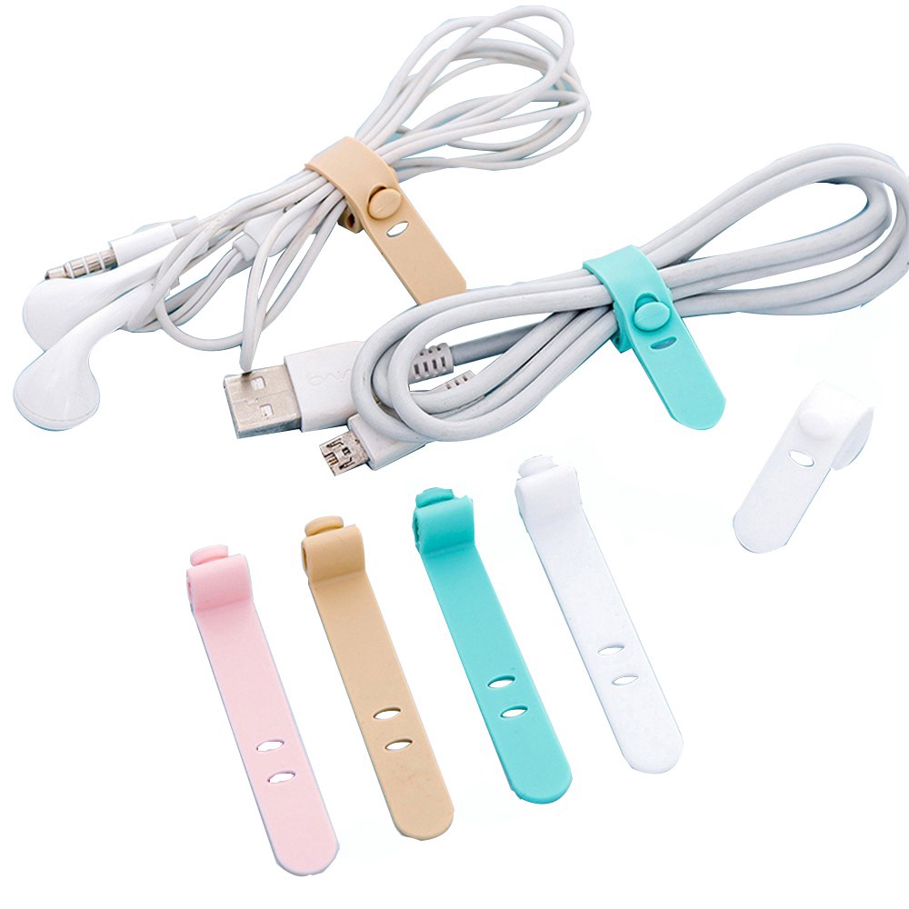 Bộ 4 Phụ Kiện Quấn Dây Cáp Bằng Silicone