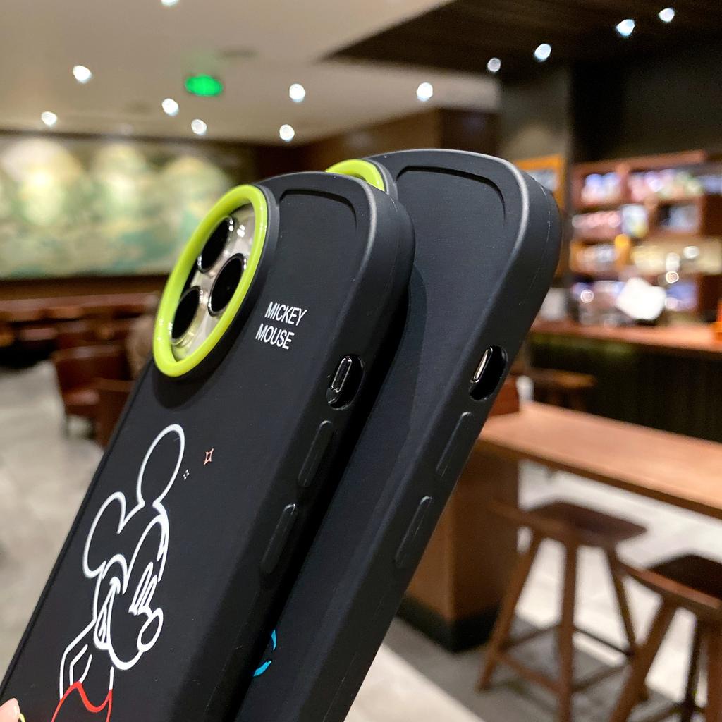 Ốp Điện Thoại Mềm Hình Chuột Mickey Cho IPhone 13Promax 12 11 7Plus X Xs Max XR