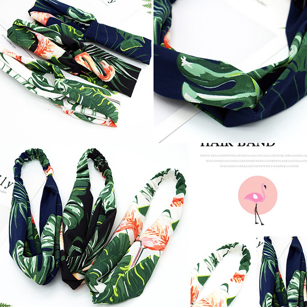 Băng Buộc Đầu In Họa Tiết Xinh Xắn Cho Nữ