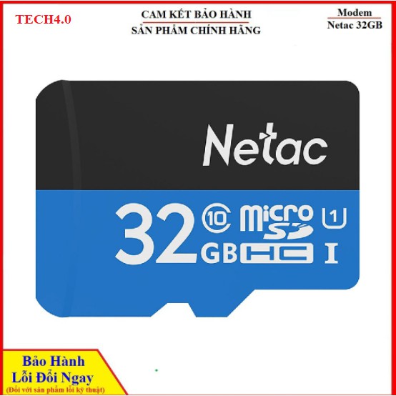 Thẻ nhớ Netac 32G chuyên dùng cho camera