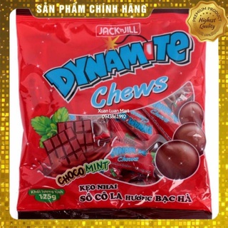 Kẹo Socola 3 viên Dynamite gói 125g