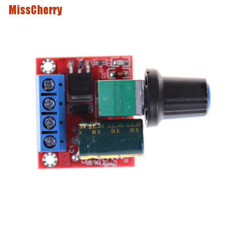 [MissCherry] Mini Dc Motor Pwm Speed Controller 5A 4.5V-35V Speed Control Switch Led Dimmer