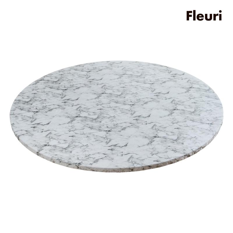 Set 100 Khăn Trải Bàn Tròn Họa Tiết Đá Hoa Cương Màu Trắng Chống Thấm Nước