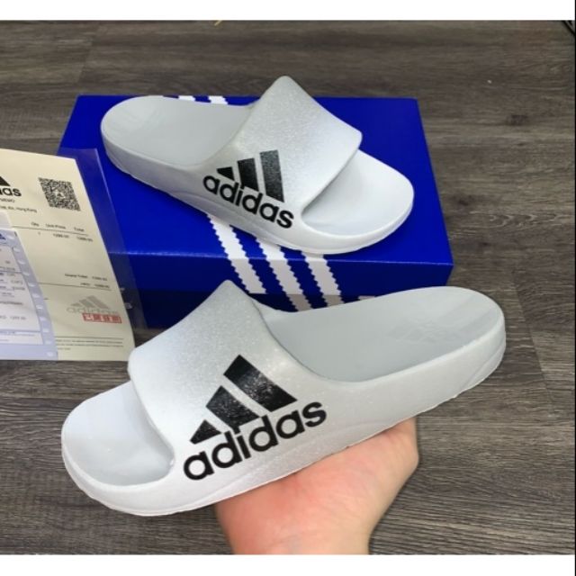 Dép nam thời trang ADJ màu trắng xám loại đúc siêu bền