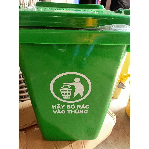 thùng rác công cộng 60lit nhựa hiệp thành (giao hỏa tốc)