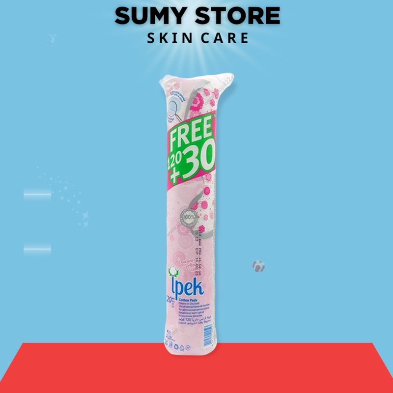 Bông tẩy trang Ipek thành phần 100% bông cotton - SUMY