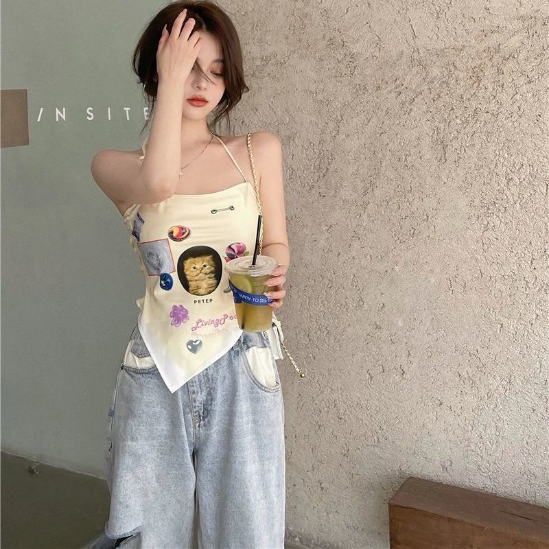 Áo Nữ Hai Dây Dáng Ngắn Gợi Cảm 2022 Thời Trang | BigBuy360 - bigbuy360.vn