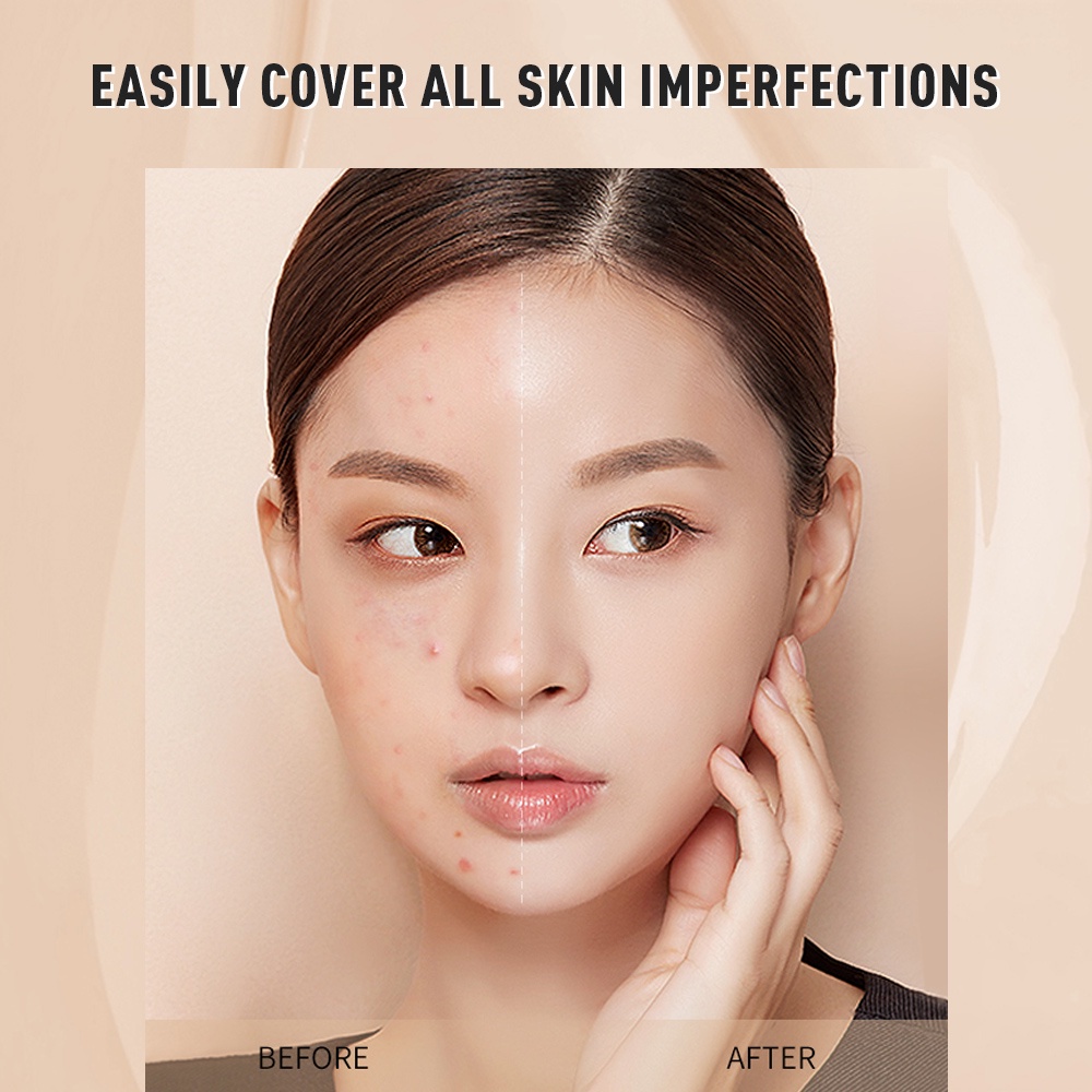 Phấn Che Khuyết Điểm 3 Lớp Dưỡng Ẩm Che Phủ Quầng Thâm Tàn Nhang Hiệu Quả