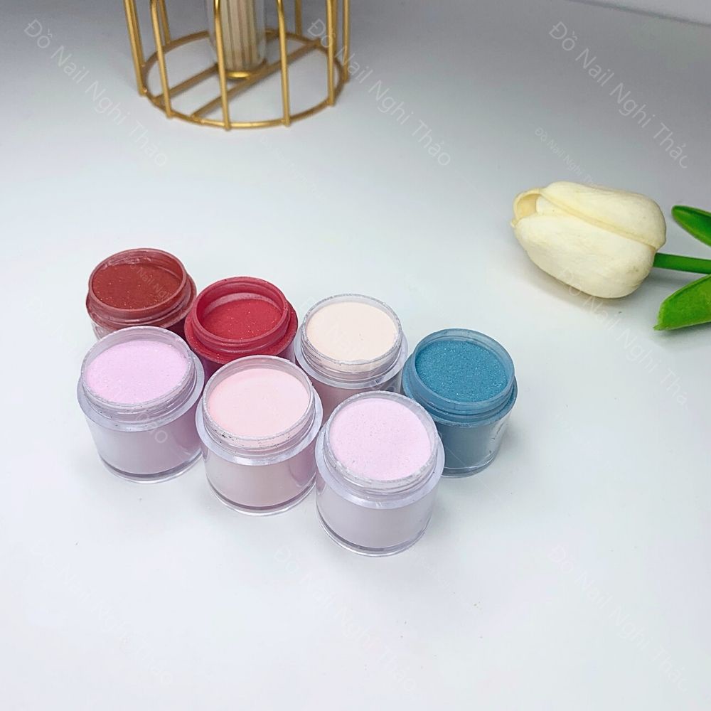 Bột đắp móng nail Jeliva NGHI THẢO hũ 10g, 30g