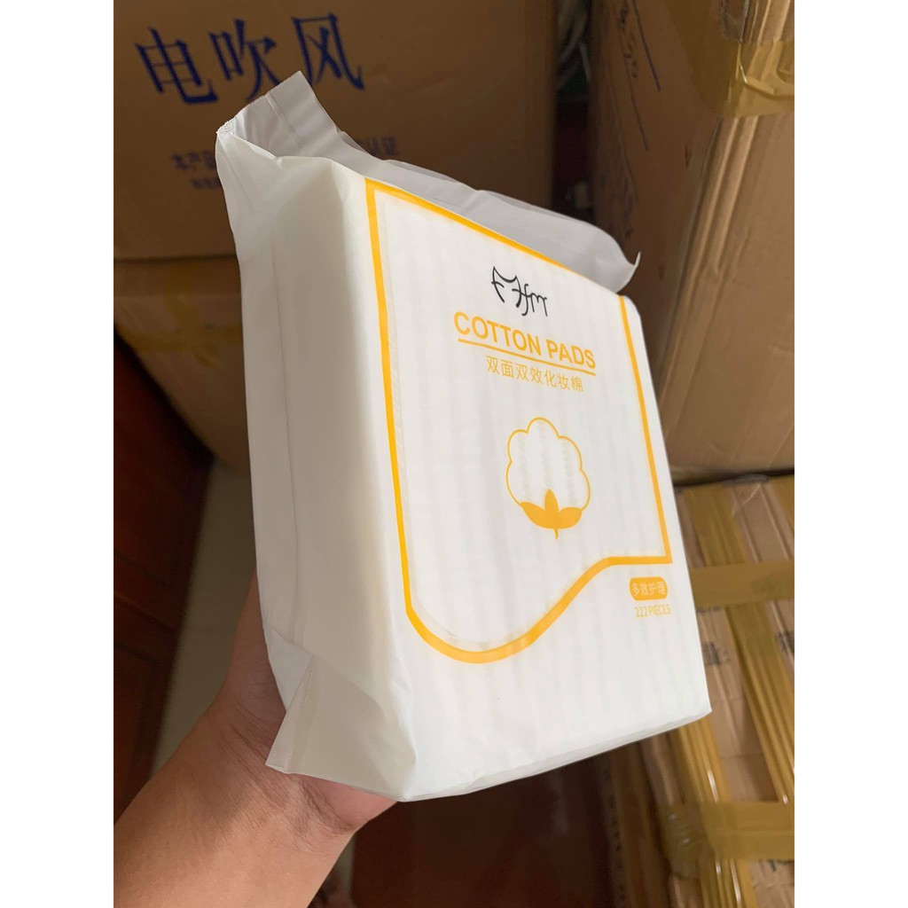 Bông Tẩy Trang 3 Lớp, Cotton Pads 222 miếng Tẩy Trang Làm Sạch Da | BigBuy360 - bigbuy360.vn