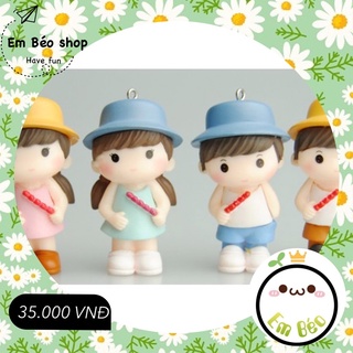 Móc khóa đôi kẹo hồ lô.