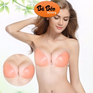 Áo nâng ngực, Áo lót silicon dán ngực Free Bra 2in1 độn ngực kèm dây trong, Áo ngực silicon chống nước siêu dính
