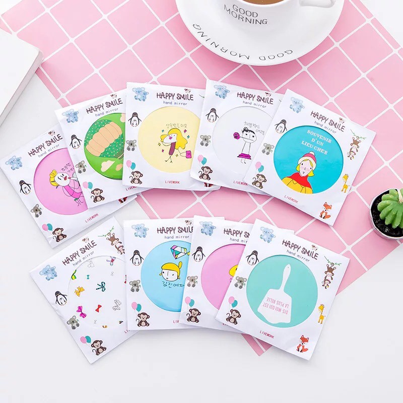 Z0303 Gương Mini Mẫu Nhí Siêu Cute Bukao