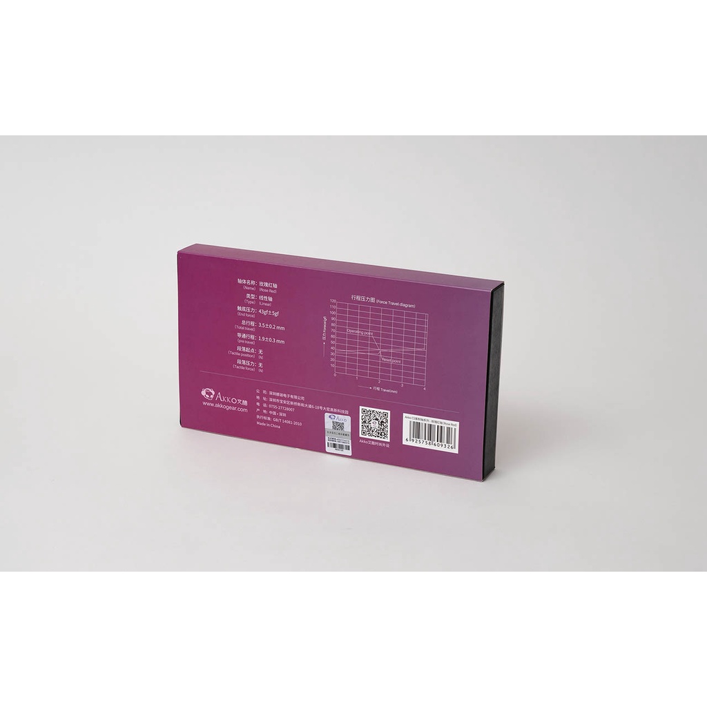 Switch thay nóng cho bàn phím cơ AKKO CS switch - Rose Red