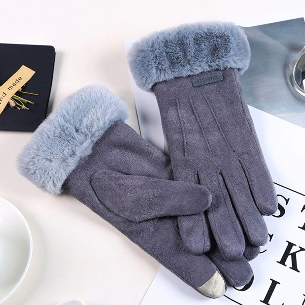 Găng Tay Nhung Dày Hở Ngón Nhiều Màu Sắc Giữ Ấm Mùa Thu Đông