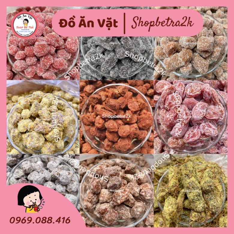 [Xả Kho] Ô mai các loại [100gr ăn thử]
