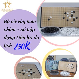 Bộ cờ vây nam châm - có hộp đựng tiện lợi du lịch ROYALCHESS
