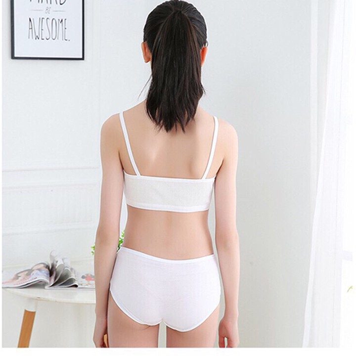 Áo lá học sinh -áo lá có mút không gọng-áo lót cho bé gái tuổi dậy thì | BigBuy360 - bigbuy360.vn